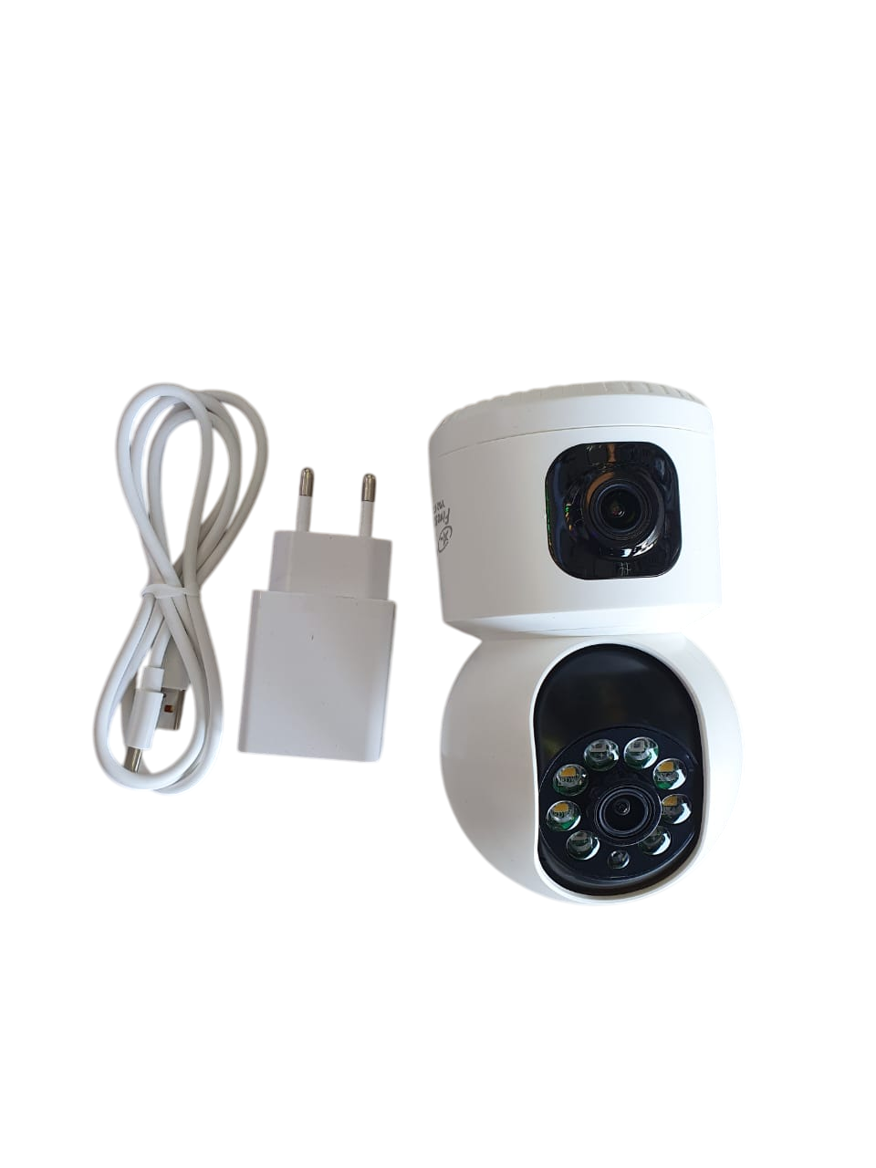 FS-SV-CAM-P01 WiFi Double Lens & Screen Intelligent Monitoring DC 12V Camera With 6MP Ultra HD IP66 Waterproof - Image 2
