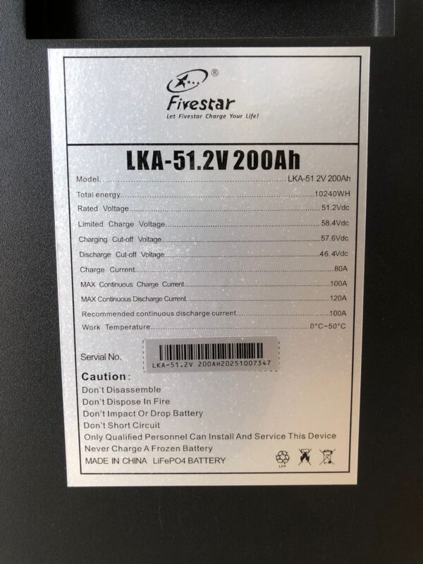 Sun Magic Battery FS-LKA200 10Kw 51.2V 200Ah Wall Mount LiFePO4 Lithium Battery – SunMagic