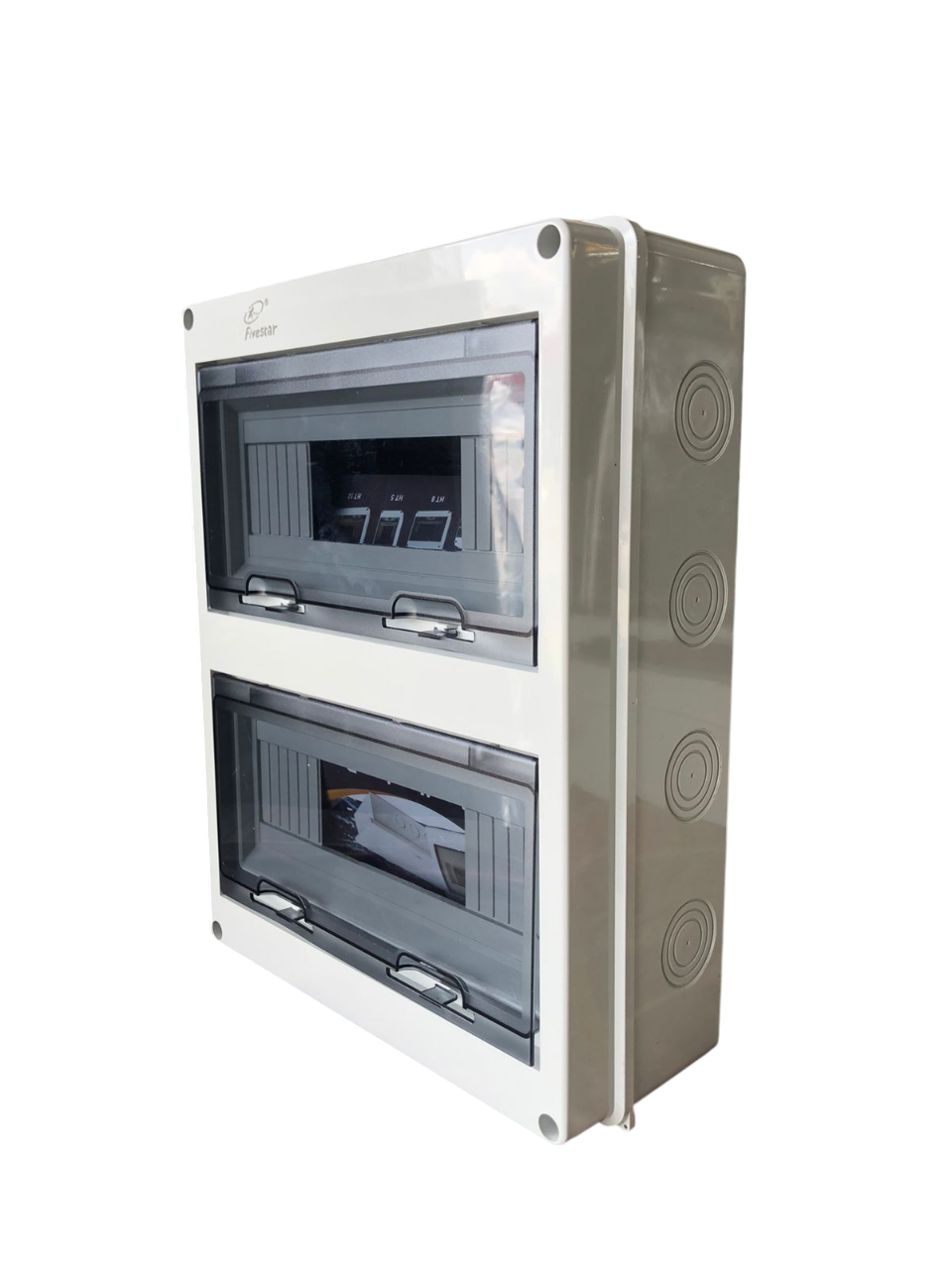 FS-HT24 24way/24 Pole Surface Mounted IP65 Waterproof Modular Distribution Box - Image 2