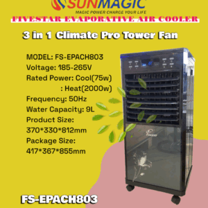 FS-EPACH803  3 in 1 AC 220v Portable Air Cooler (Evarporative Air Cooler) With Remote Controll