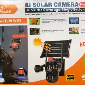 FS-TB08 WiFi Network 12MP Ultra HD Triple Lens IP65 WaterProof and Dustproof of  thunderstorm Weather
